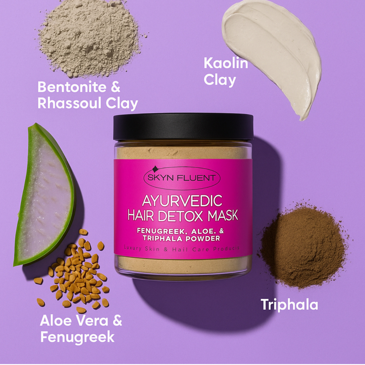 Ayurvedic Hair Detox Mask | Deep Scalp Cleanse & Growth Reset