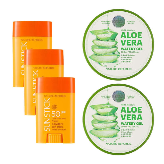 California Aloe Vera Sun Protection Set