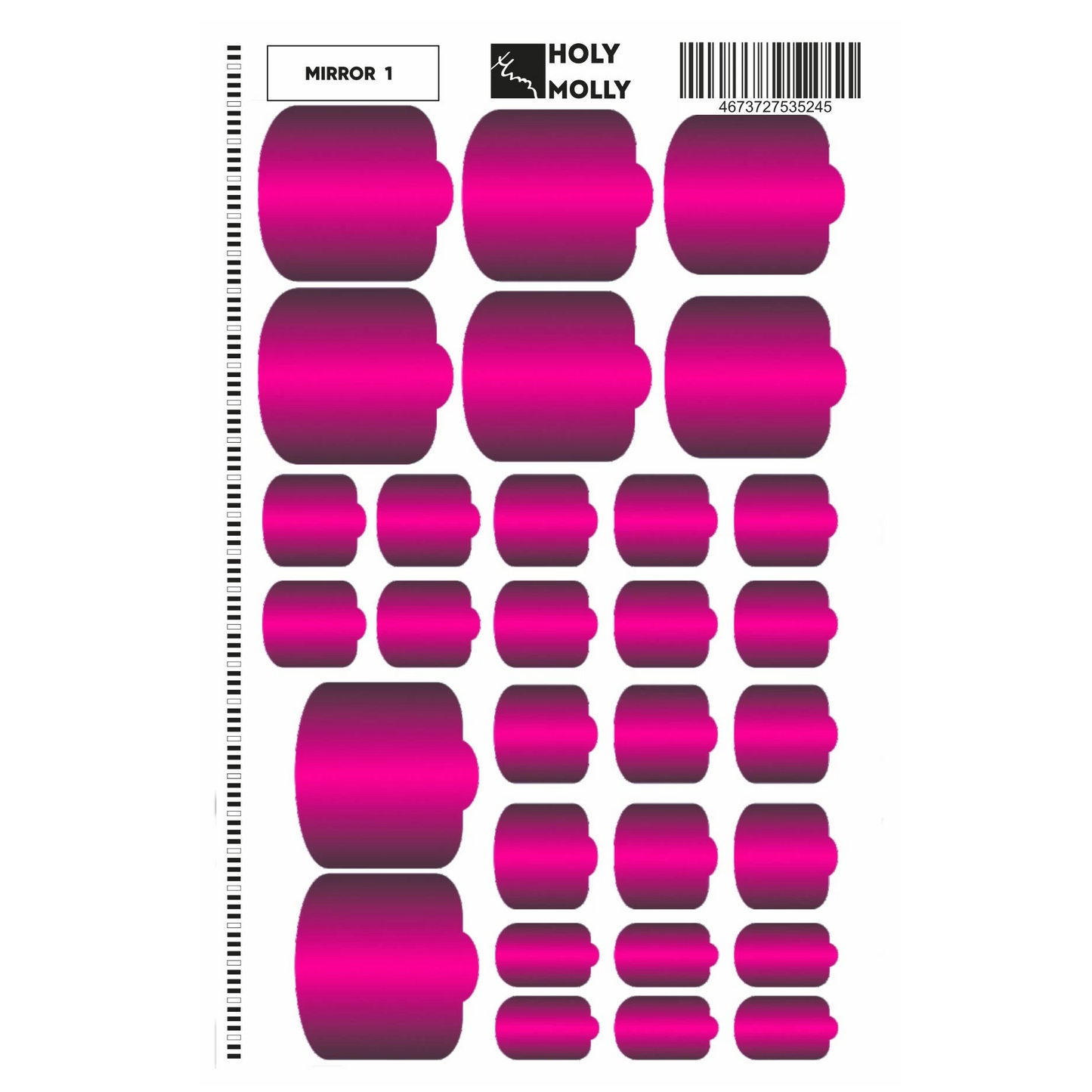 PEDICURE FILM MIRROR  #1- HOLY MOLLY