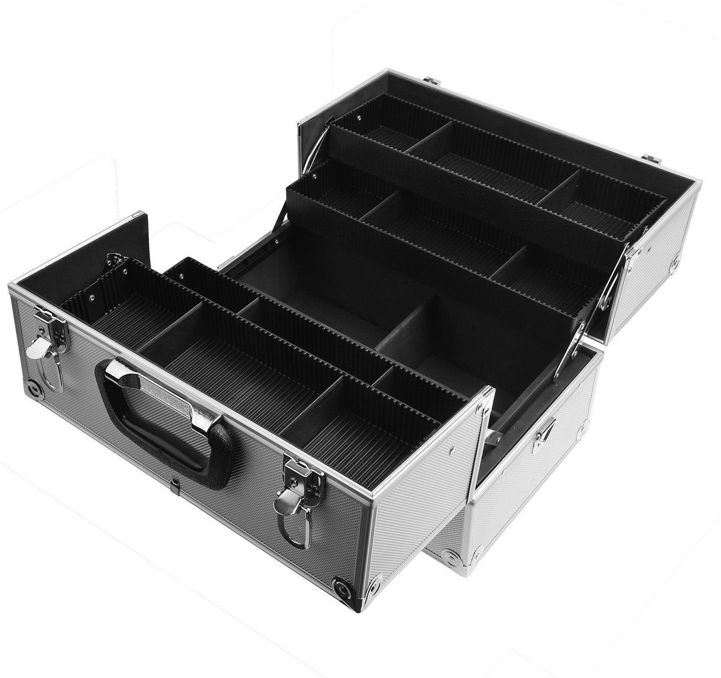 Essential Pro Makeup Train Case with Shoulder Strap and Locks