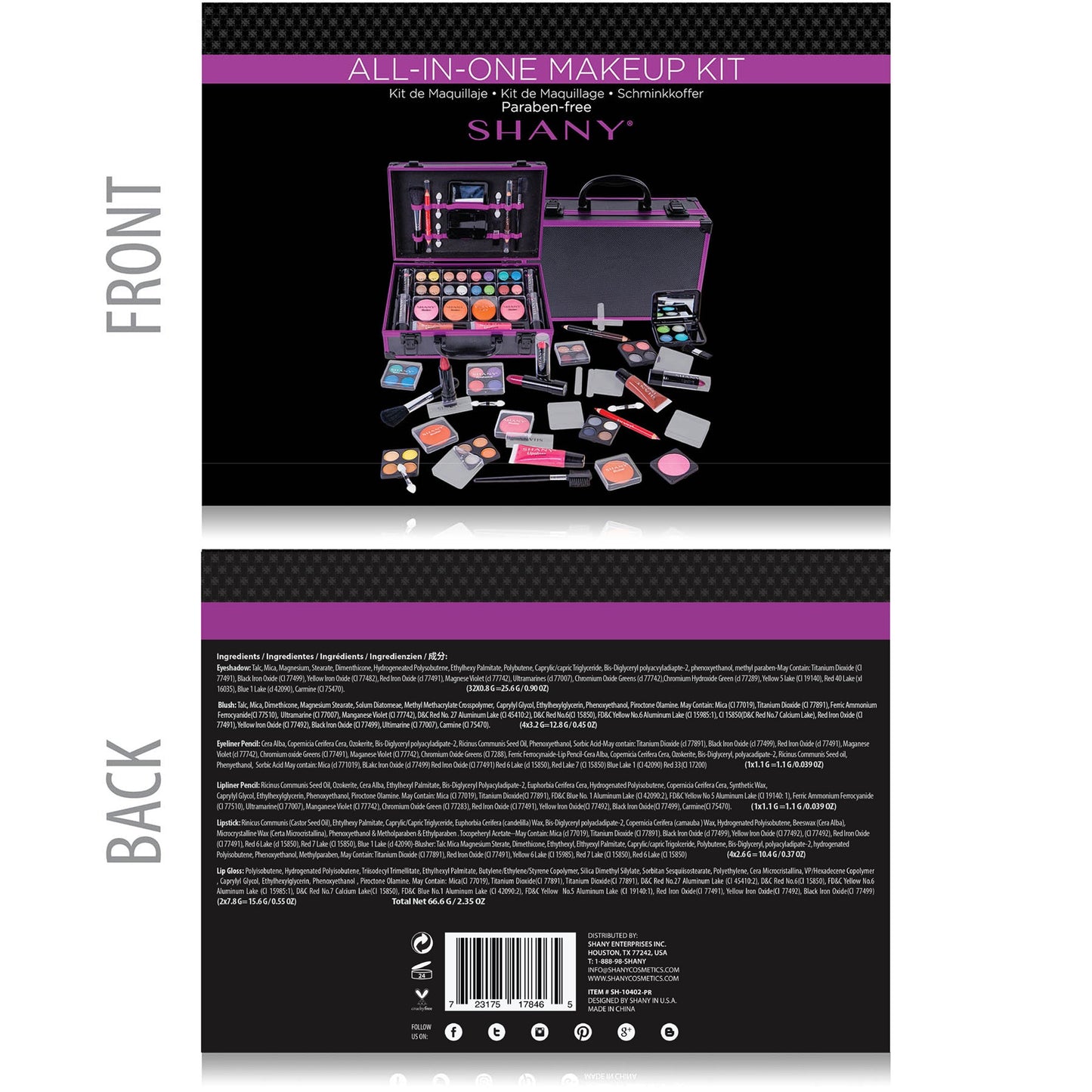 Carry All Makeup Train Case - Makeup Set