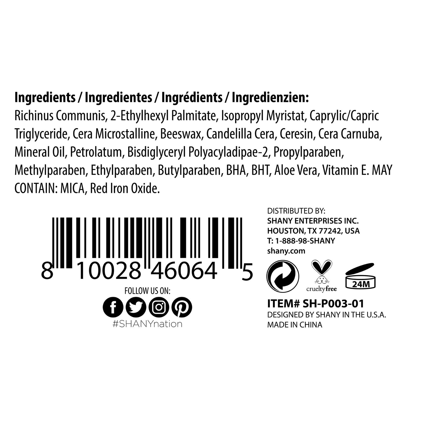 SHANY Chunky Eyeshadow Eye Pencil