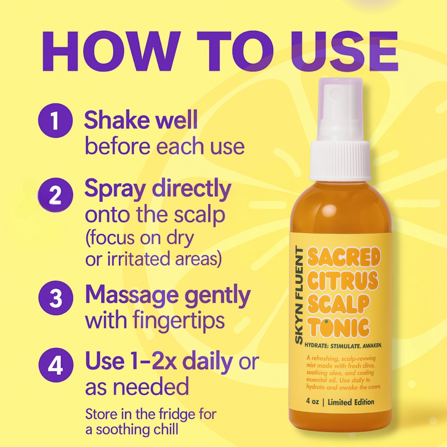 Sacred Citrus Scalp Tonic