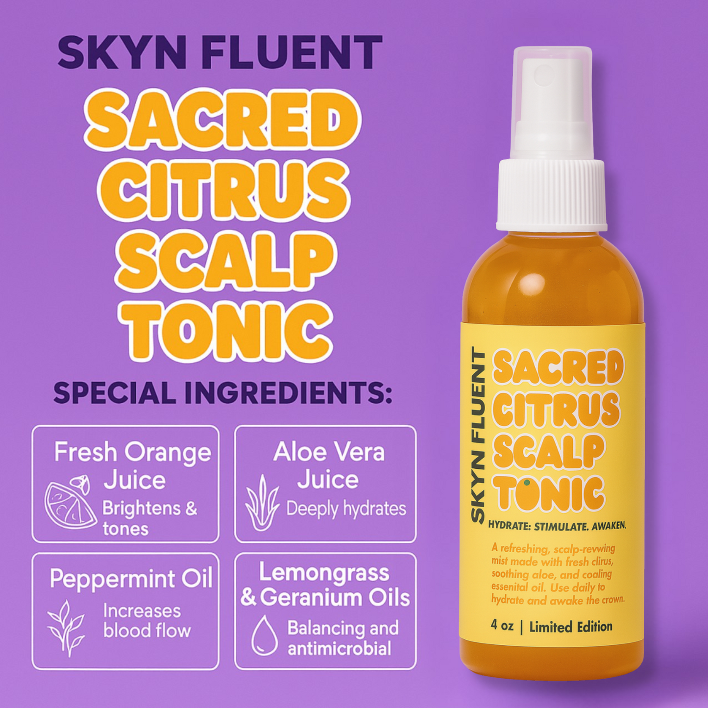 Sacred Citrus Scalp Tonic